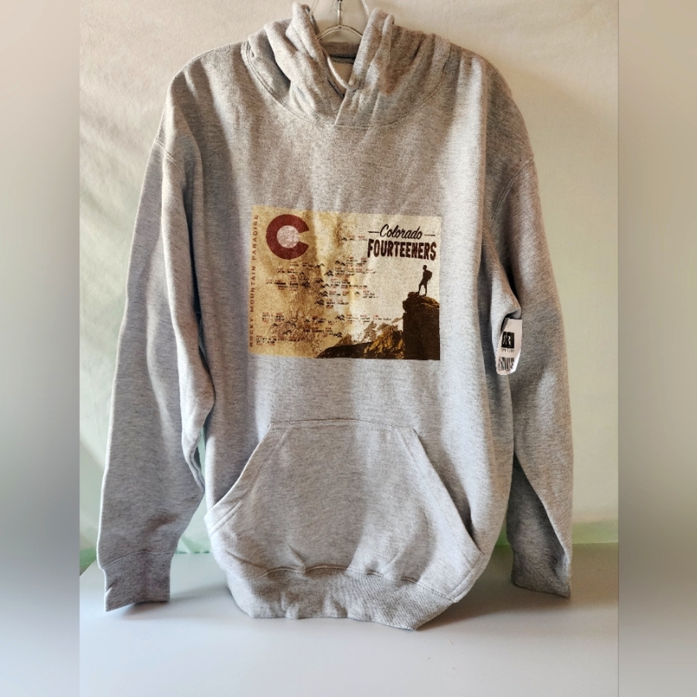 NWT. Robin Ruth, Colorado Fourteeners, Unisex Hoodie.